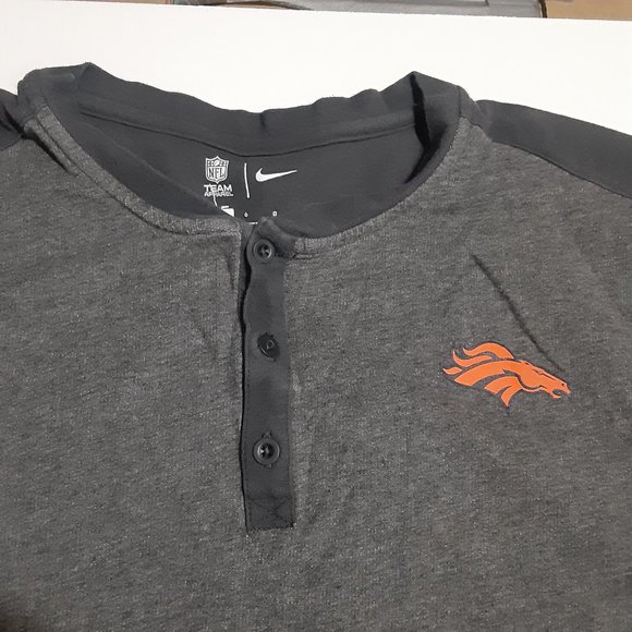 Nike NFL Team Apparel Denver Broncos Women's Long Sleeve Sweatshirt SZ L - Picture 1 of 5